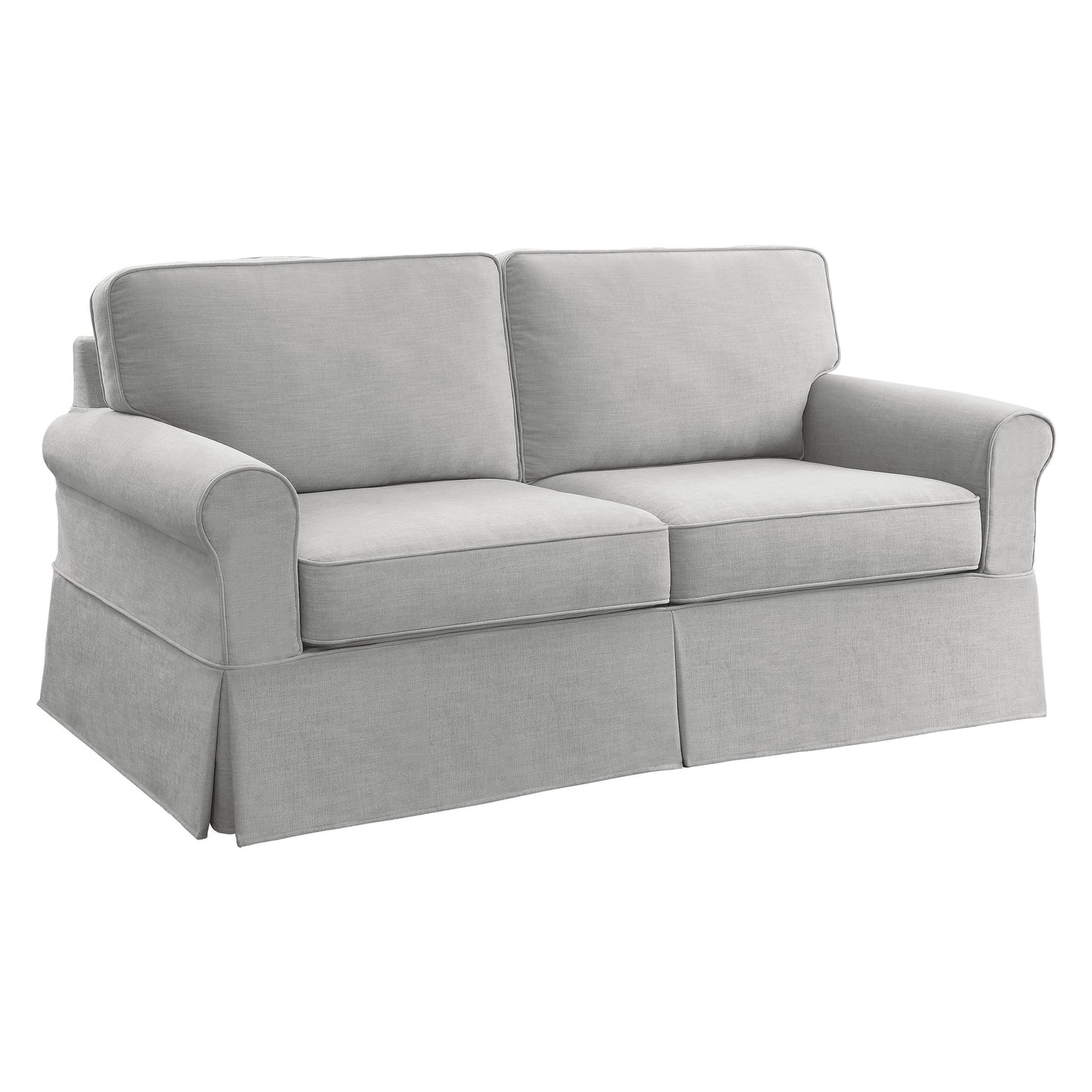 Porch & Den Zuni Mid-century Slip Cover Sofa