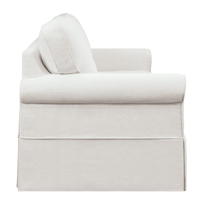 Porch & Den Zuni Mid-century Slip Cover Sofa