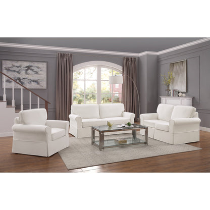 Porch & Den Zuni Mid-century Slip Cover Sofa