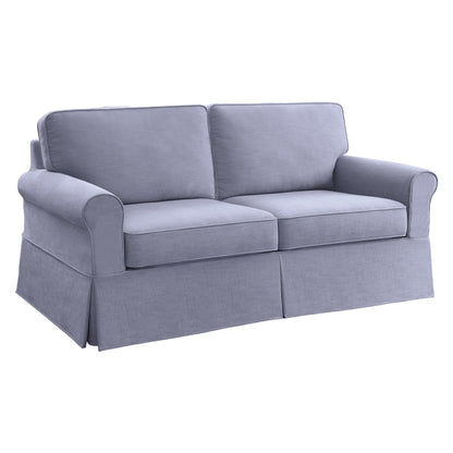 Porch & Den Zuni Mid-century Slip Cover Sofa