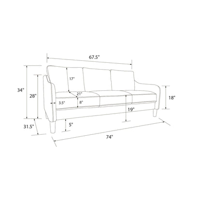 Avenue Greene Wilson 3-Seater Sofa