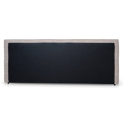 Castillo Fabric King Bed Frame - Stonish Beige