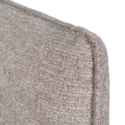 Celeste Fabric King Bed Frame - Stonish Beige