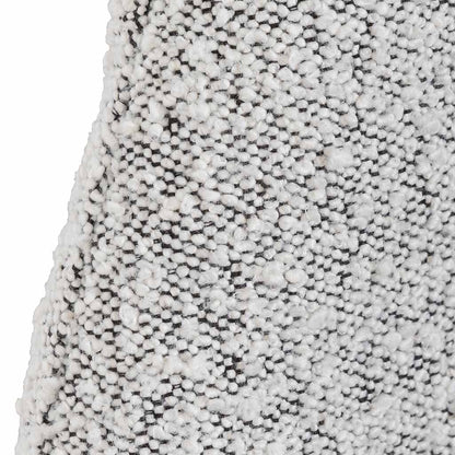Antonia Single Bed Frame - Cloudy Pepper Boucle with Storage