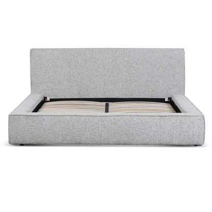 Castillo Queen Bed Frame - Cloudy Pepper Boucle