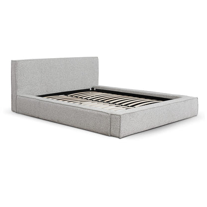 Castillo Queen Bed Frame - Cloudy Pepper Boucle