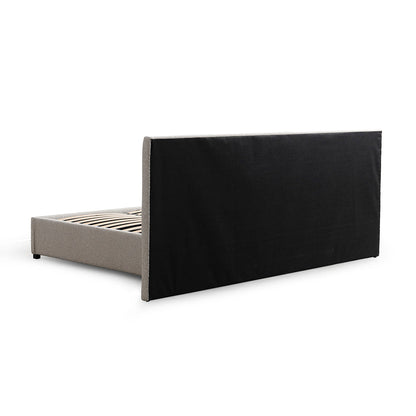 Amado King Bed Frame - Clay Grey with Storage