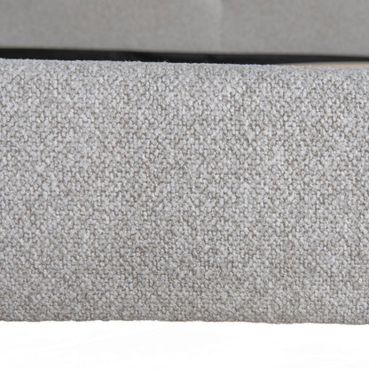 Celeste Fabric King Bed Frame - Clay Grey