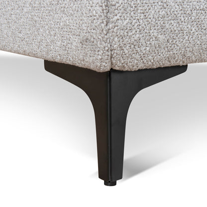 Celeste Fabric King Bed Frame - Clay Grey