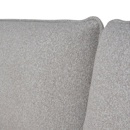 Celeste Fabric Queen Bed Frame - Clay Grey