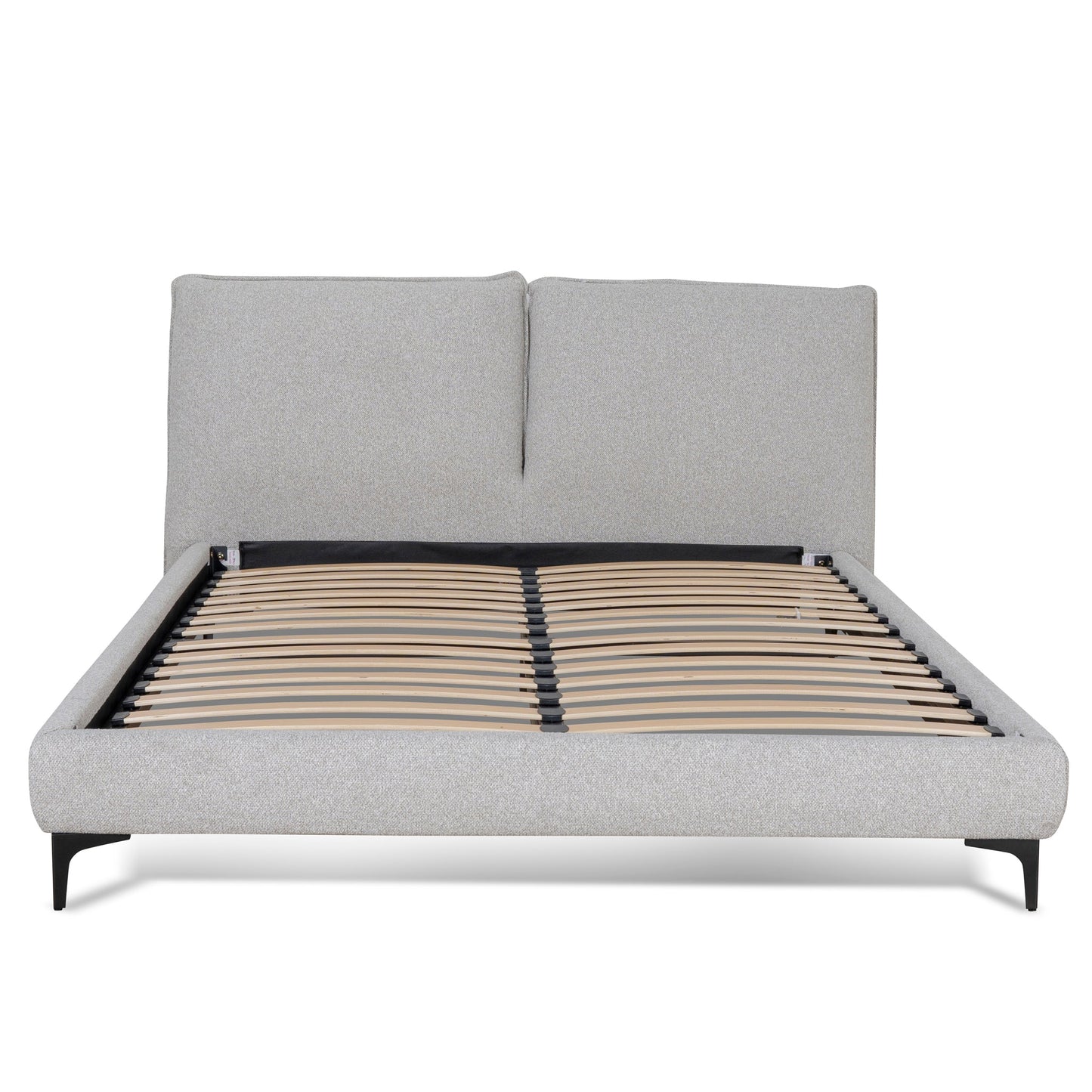 Celeste Fabric Queen Bed Frame - Clay Grey