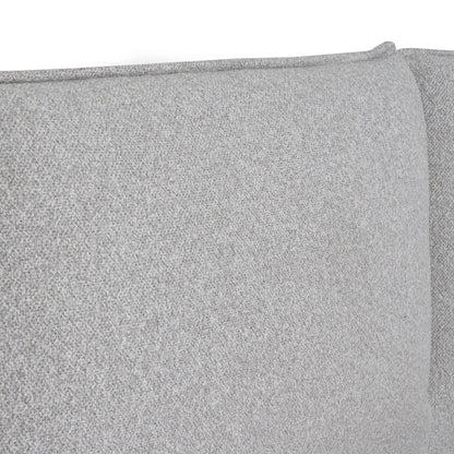 Celeste Fabric King Bed Frame - Clay Grey