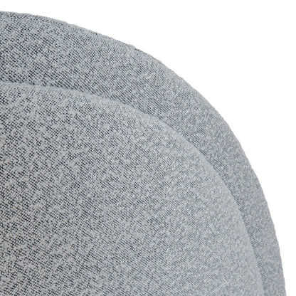 Antoni Queen Bed Frame - Cloudy Pepper Boucle with Storage