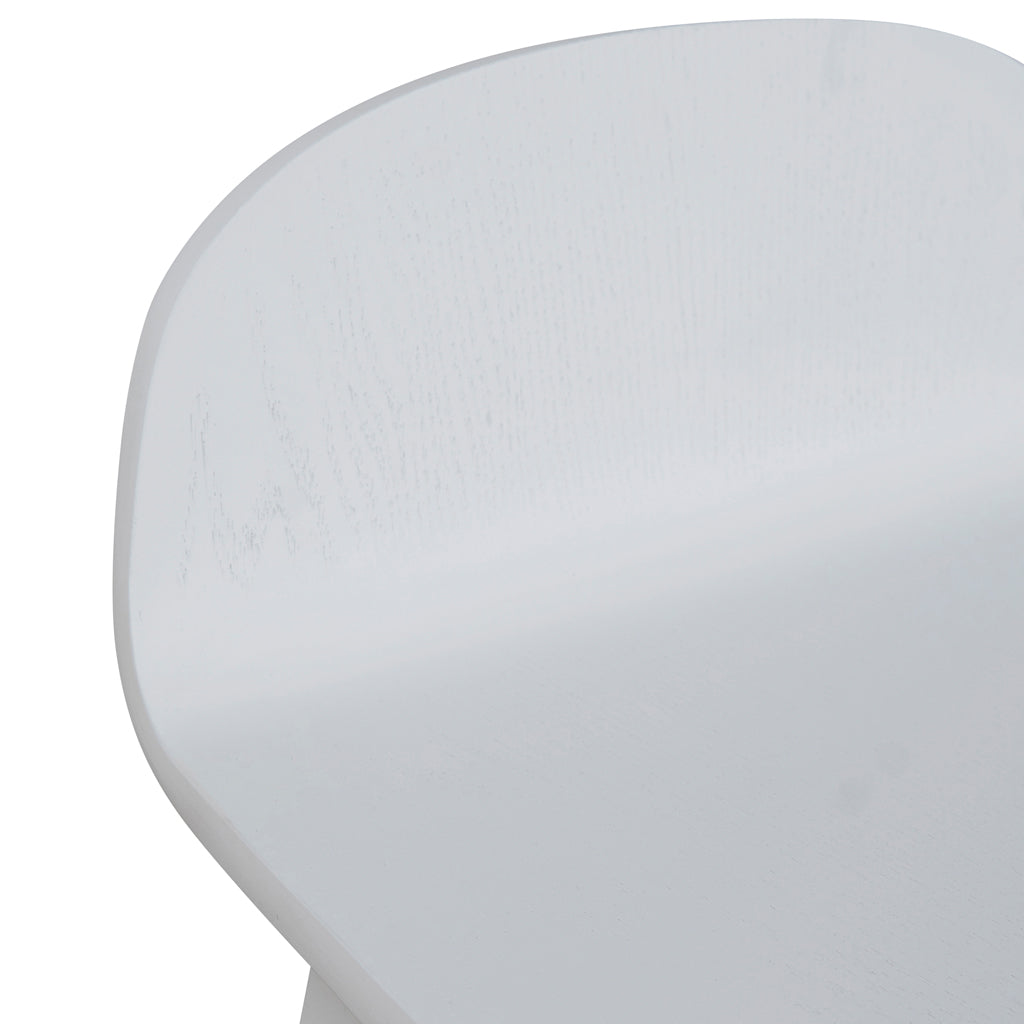 Connor 65cm Bar Stool - Full White