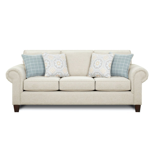Bates Nickel Light Grey Queen Traditional Sleeper Sofa
