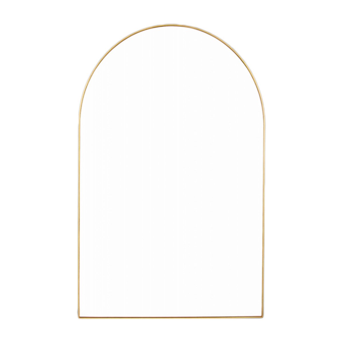Bjorn 85cm Arch Mirror - Brass