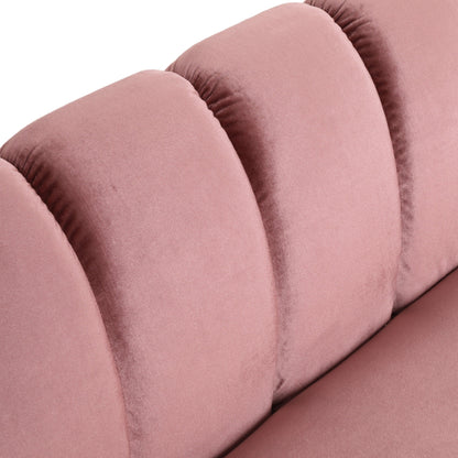 Bobran Modern Velvet 3-seat Sofa by Christopher Knight Home - 30.00 D x 83.25 W x 30.25 H
