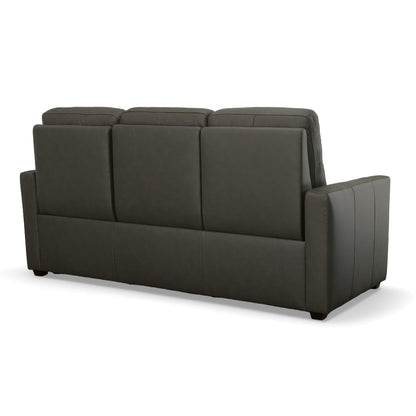 Broadway Leather Power Reclining Sofa with Power Headrests by Flexsteel