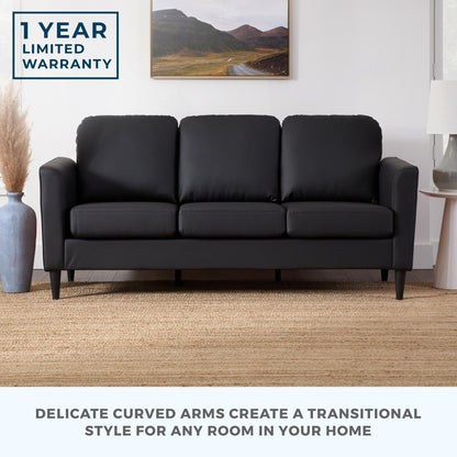 Brookside Clara 73 Upholstered Curved Arm Sofa