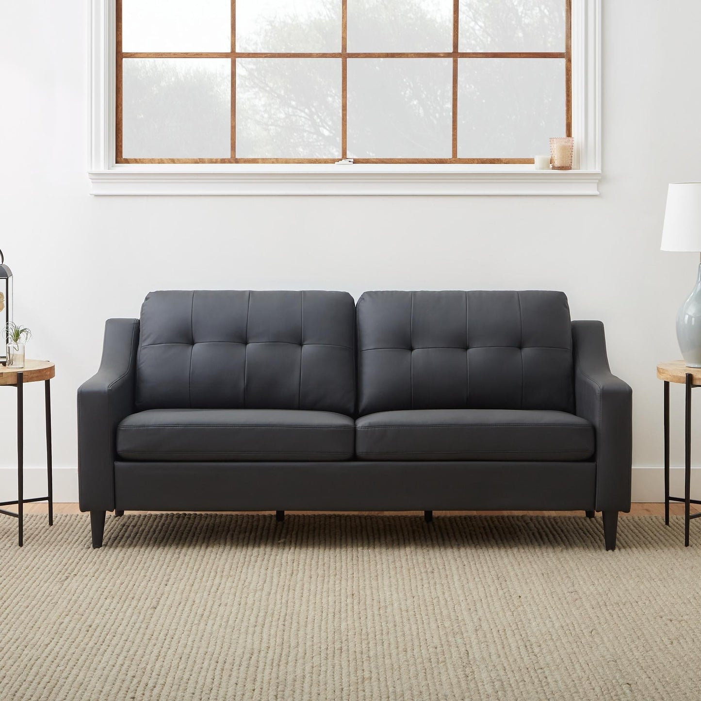 Brookside Ellen 75 Upholstered Scooped Arm Sofa
