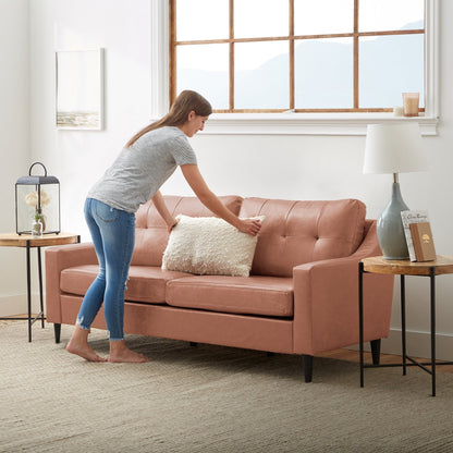 Brookside Ellen 75 Upholstered Scooped Arm Sofa