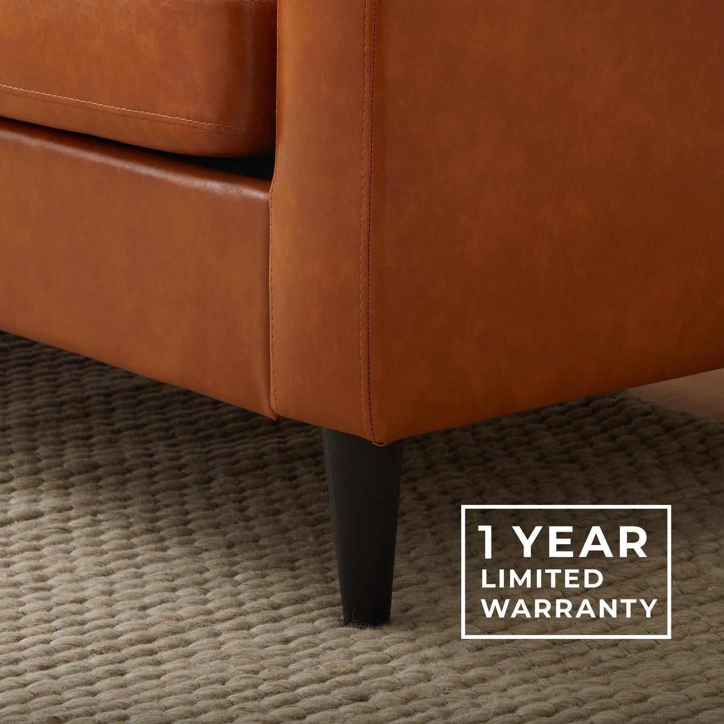 Brookside Ellen 75 Upholstered Scooped Arm Sofa