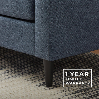 Brookside Ellen 75 Upholstered Scooped Arm Sofa