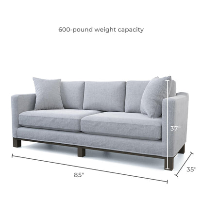 Brookside Kay Upholstered Wood Base Sofa
