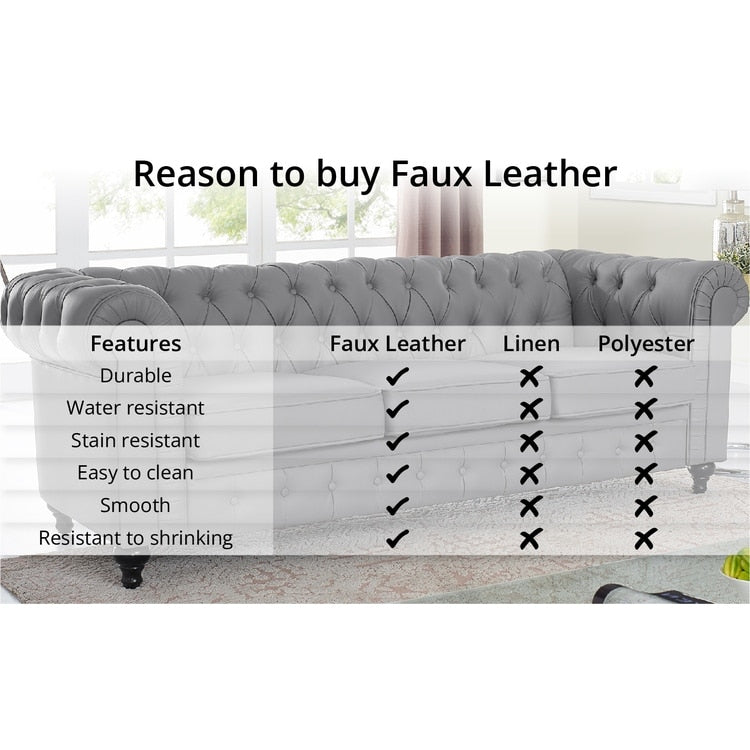 Ultimate Futon Sofa Collection: Futon Sofa with Armrest and Cupholders, Button Tufted Sofa with Wooden Legs