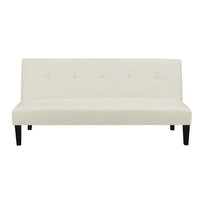 Ultimate Futon Sofa Collection: Futon Sofa with Armrest and Cupholders, Button Tufted Sofa with Wooden Legs