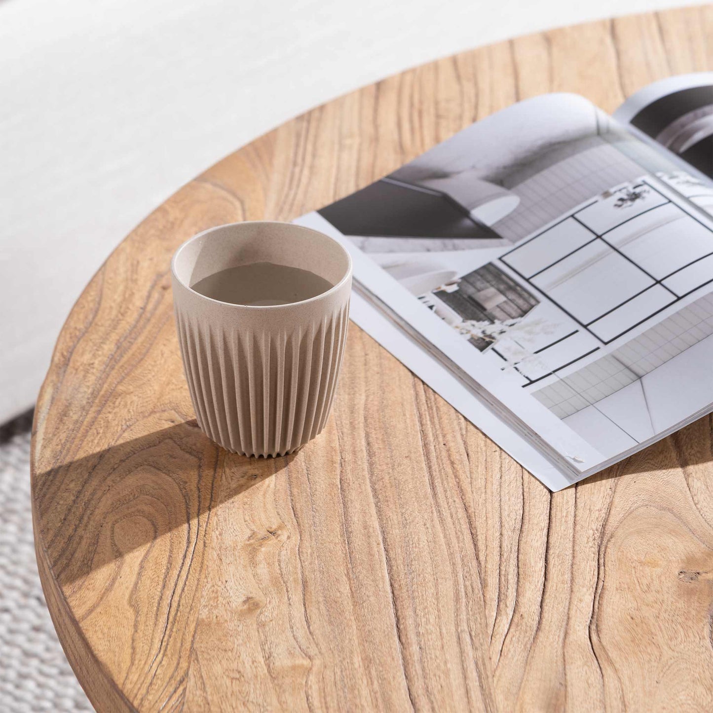Arthur Reclaimed 100cm Round Coffee Table