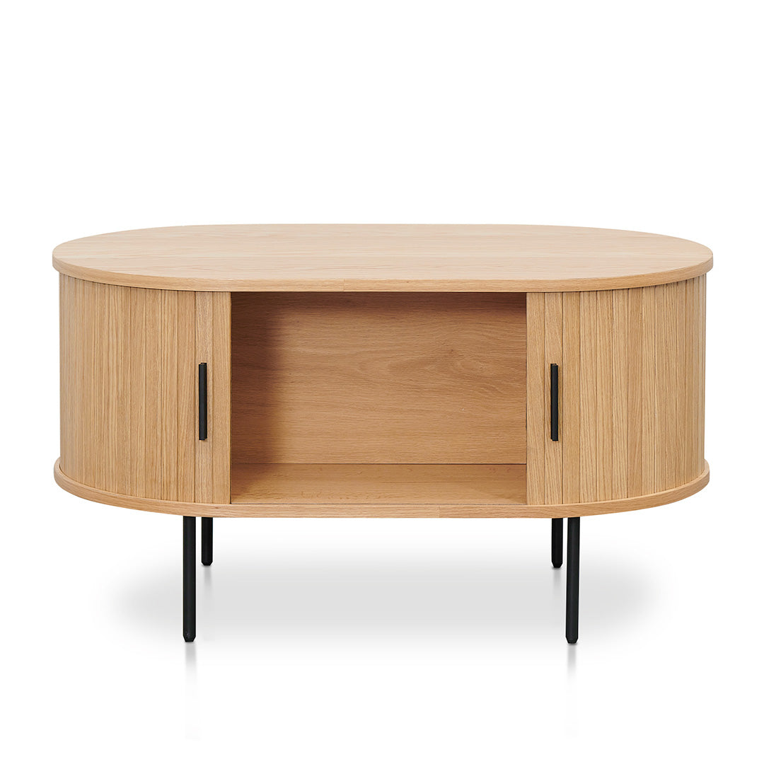 Dania 100cm Oval Coffee Table - Natural