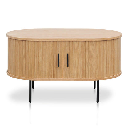 Dania 100cm Oval Coffee Table - Natural