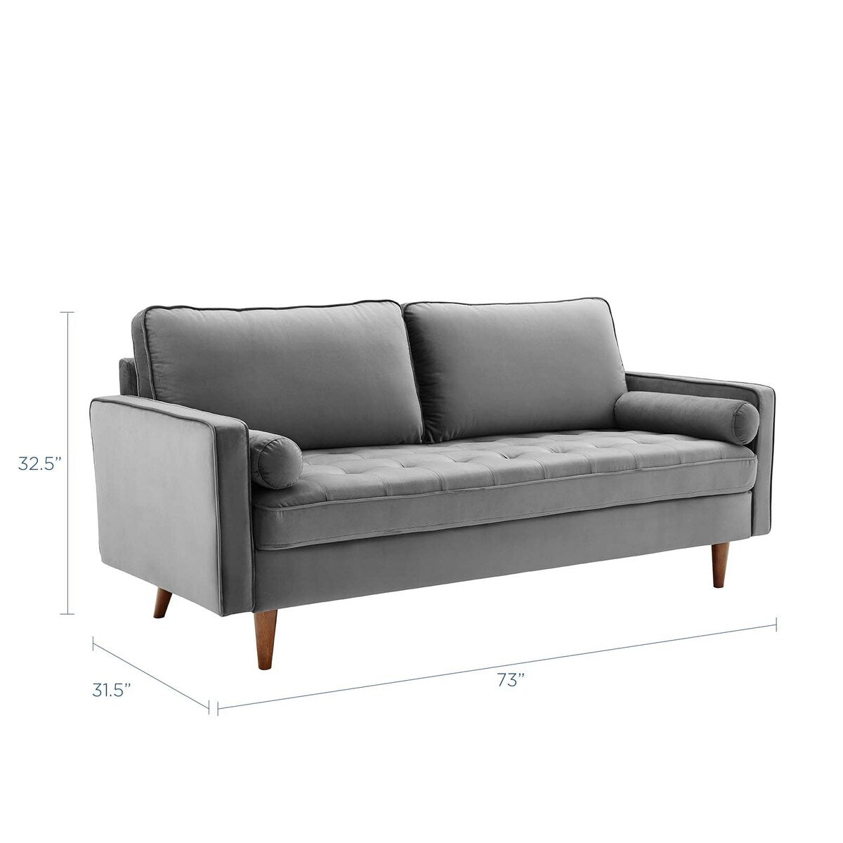 Carson Carrington Talby Velvet Sofa