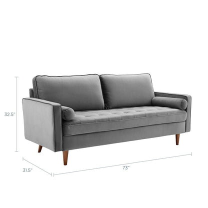 Carson Carrington Talby Velvet Sofa
