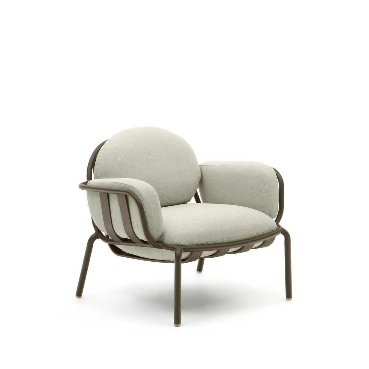 Cena Fabric Outdoor Armchair - Beige & Green