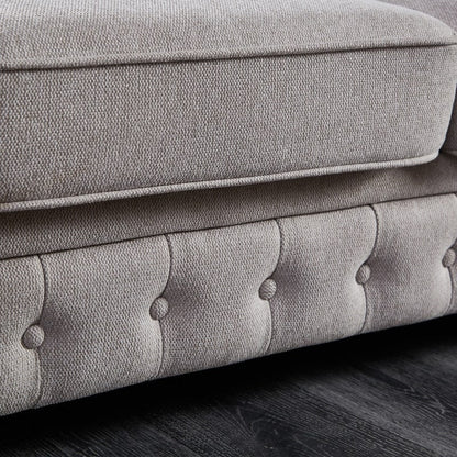 Chesterfield Sofa in Linen Fabric