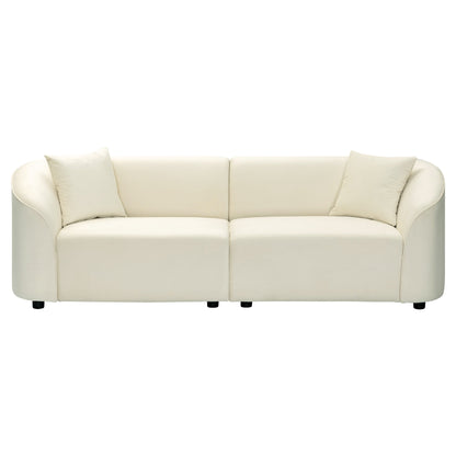 Christopher Knight Home - Allegra Sculptural 87â?Curved Sofa