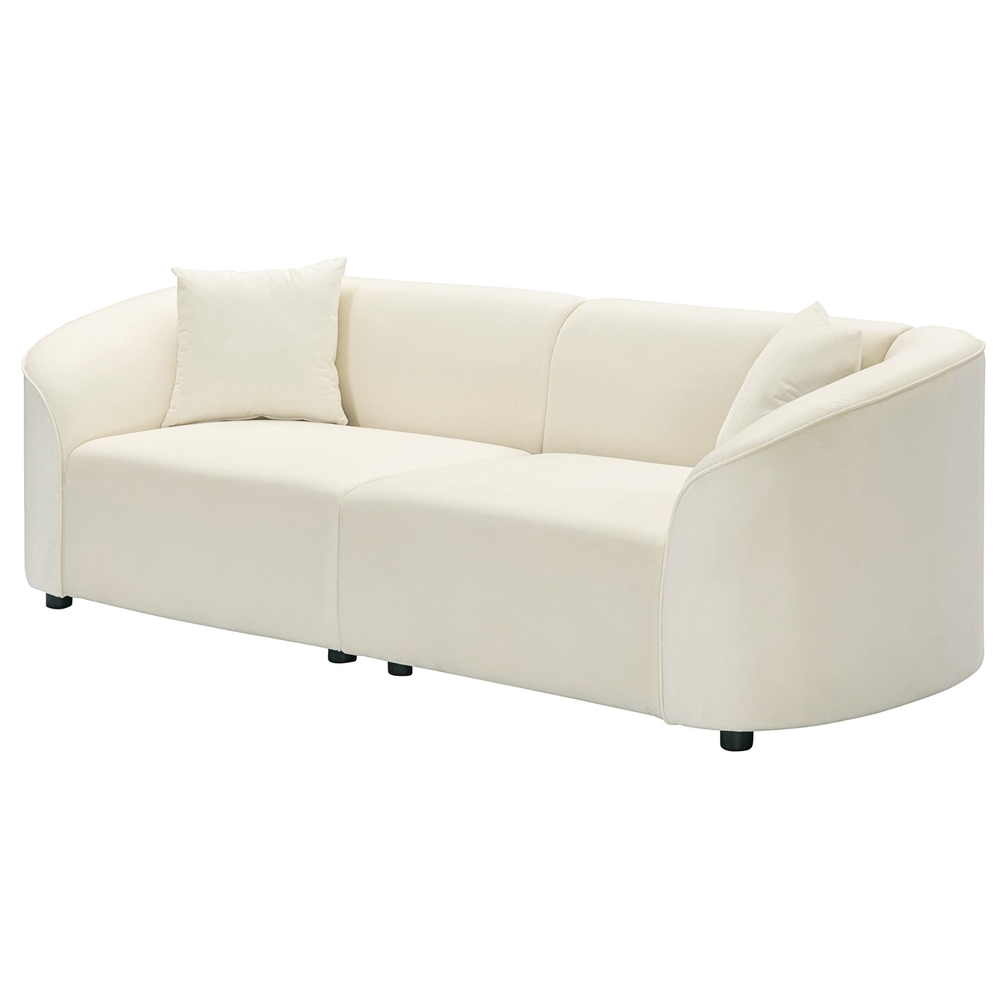 Christopher Knight Home - Allegra Sculptural 87â?Curved Sofa