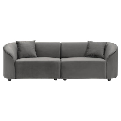 Christopher Knight Home - Allegra Sculptural 87â?Curved Sofa