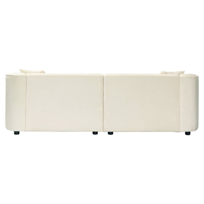 Christopher Knight Home - Allegra Sculptural 87â?Curved Sofa