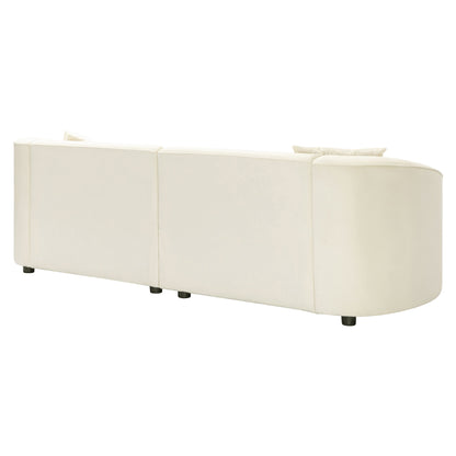 Christopher Knight Home - Allegra Sculptural 87â?Curved Sofa