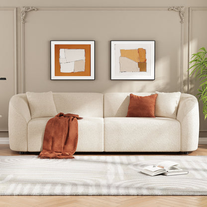 Christopher Knight Home - Allegra Sculptural 87â?Curved Sofa
