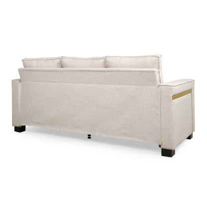 Clarkdale Indoor Upholstered 3 Seater Sofa by Christopher Knight Home