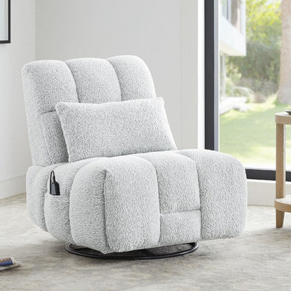 Cole Power Recliner Chair Swivel Glider with Lumbar Support