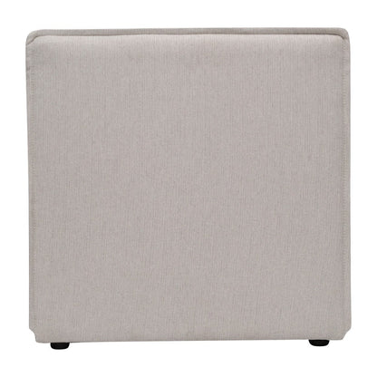 Contemporary Modular Sectional Sofa Armless Middle Chair - 36.75D x 28.25W x 28H