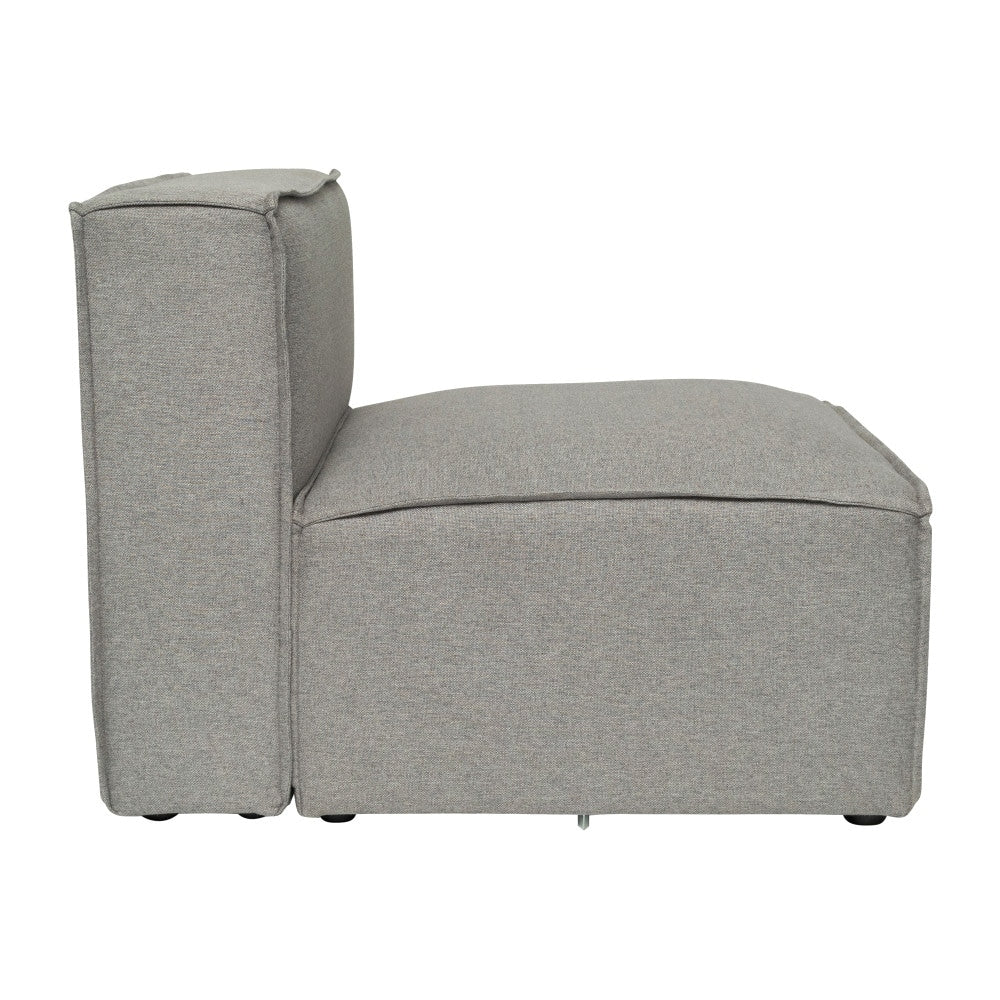 Contemporary Modular Sectional Sofa Armless Middle Chair - 36.75D x 28.25W x 28H