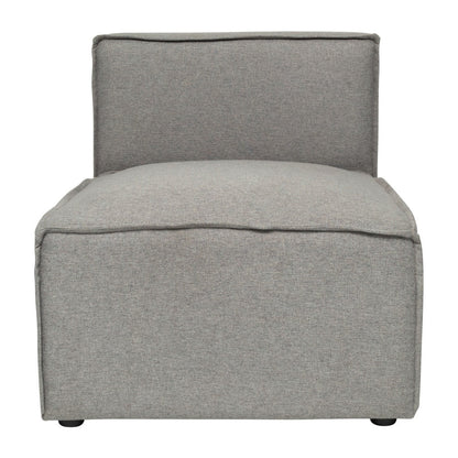Contemporary Modular Sectional Sofa Armless Middle Chair - 36.75D x 28.25W x 28H