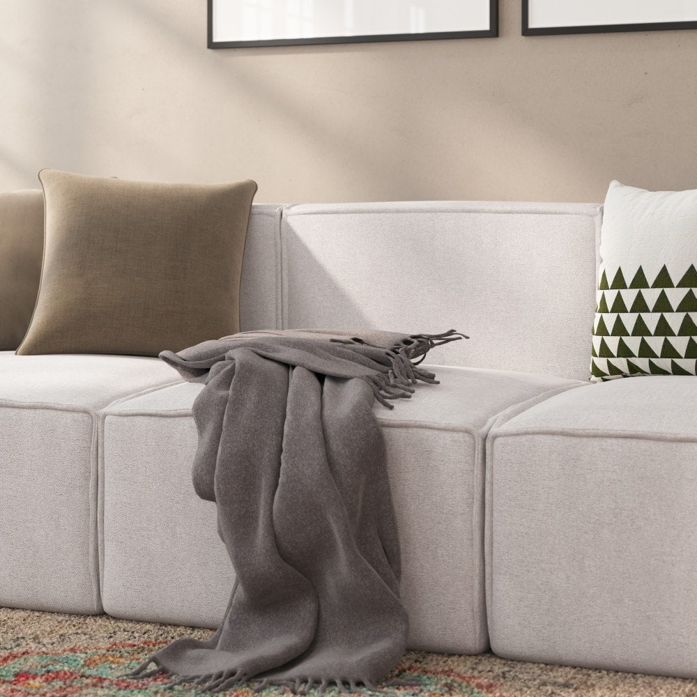 Contemporary Modular Sectional Sofa Armless Middle Chair - 36.75D x 28.25W x 28H