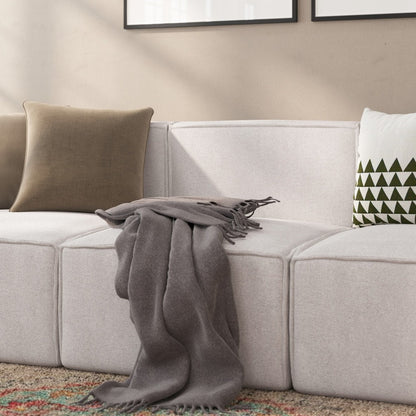 Contemporary Modular Sectional Sofa Armless Middle Chair - 36.75D x 28.25W x 28H
